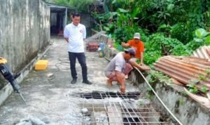Sebabkan Banjir, BPBD Morut Bongkar Saluran Pembuangan di Samping Kantor Cabjari Kolonodale