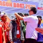 Muna Barat Juarai Kejurnas Dragon Boat Teluk Tomori 2023