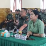 Personel Kodim 1403 Palopo dan Persit Ikuti Vicon Pengarahan Danrem 141 Toddopuli