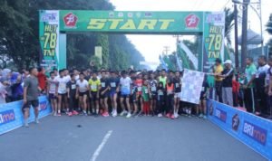 Bupati Asahan Lepas Peserta Fun Run HUT Ke-78 TNI