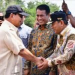 Mentan Amran dan Pj Gubernur Bahtiar Sambut Prabowo Subianto di Makassar 