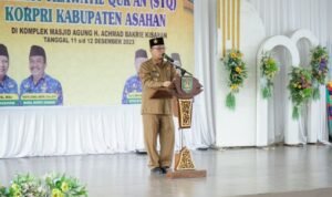 Sekda Tutup STQ KORPRI Kabupaten Asahan
