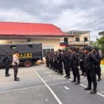 40 Personel Brimob Amankan Rekapitulasi Penghitungan Suara di PPK Palopo