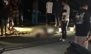 Pengendara Motor Mio M3 Tewas Usai Tabrak Trotoar di Jalan Wecudai Palopo