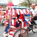 Meriahkan HUT RI ke-79, Polres Palopo Gelar Lomba Hias Sepeda dan Becak