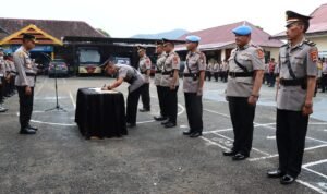 Pimpin Sertijab, Kapolres Palopo Tegaskan Pentingnya Tanggung Jawab dan Integritas