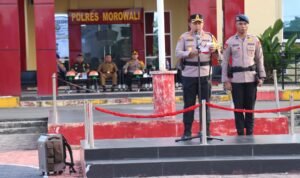 Polres Morowali Gelar Apel Pergeseran Pasukan Pengamanan TPS Pilkada Serentak 2024