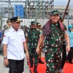 Bupati Morowali Sambut Kedatangan KASAD Jenderal TNI Maruli Simanjuntak di Bandara IMIP