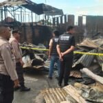 Enam Kios di Aceh Timur Hangus Terbakar, Diduga Akibat Korsleting Listrik