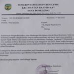 Pemerintah Desa Bonelemo Larang Mobilisasi Alat Berat PT Masmindo, Bersurat ke Bupati Luwu