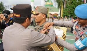 Kasatpol PP Lutim Hadiri Apel Gelar Pasukan Operasi Patuh Pallawa 2025