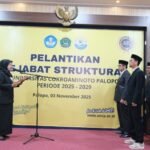Rektor Sri Hastuty Lantik Pejabat Struktural Baru UNCP: Soliditas Kunci Keberhasilan