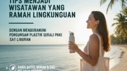 Tips Menjadi Wisatawan yang Ramah Lingkungan Dengan Mengurangi Penggunaan Plastik Sekali Pakai Saat Liburan