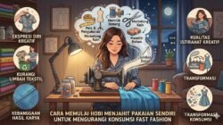 Cara Memulai Hobi Menjahit Pakaian Sendiri Untuk Mengurangi Konsumsi Produk Fast Fashion yang Berlebihan