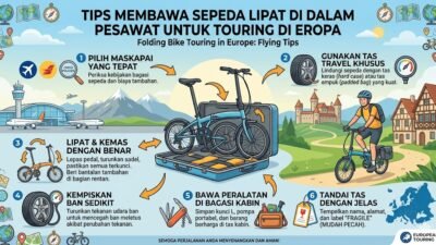 Tips Membawa Sepeda Lipat Di Dalam Pesawat Untuk Touring Di Eropa