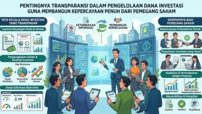 Pentingnya Transparansi Dalam Pengelolaan Dana Investasi Guna Membangun Kepercayaan Penuh Dari Pemegang Saham